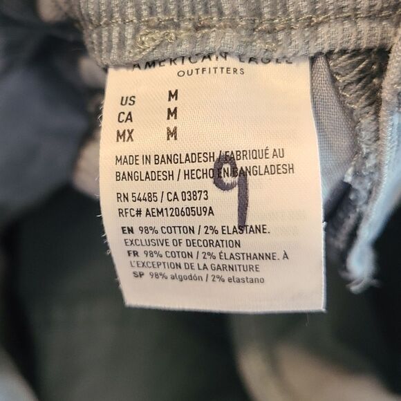 American eagle blue/grey corduroy overall skirt dress - Picture 7 of 8